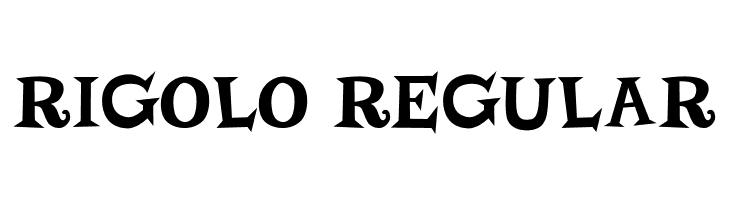 Rigolo Regular  Frei Schriftart Herunterladen