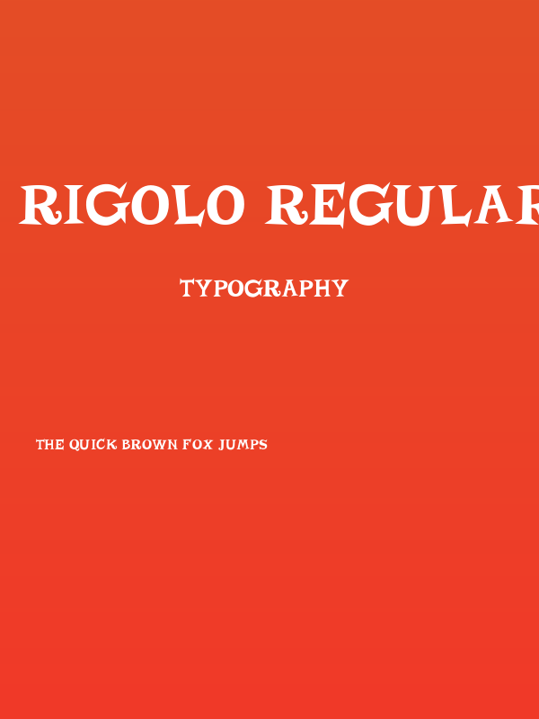Rigolo Regular Poster