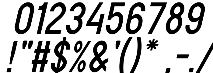 Rijusans Italic Font OTHER CHARS