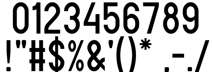 Rijusans Font OTHER CHARS