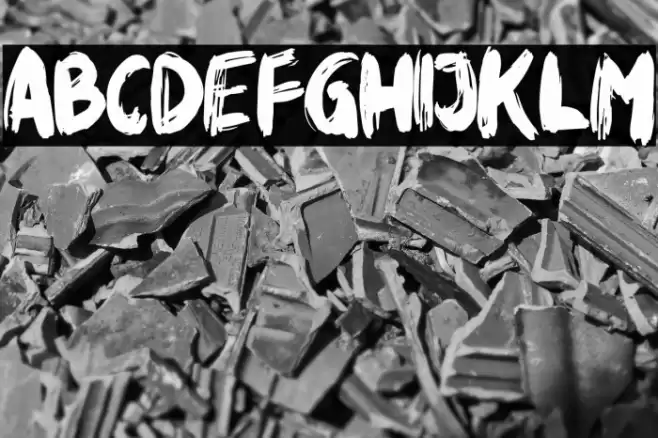 Rikabrush Font examples