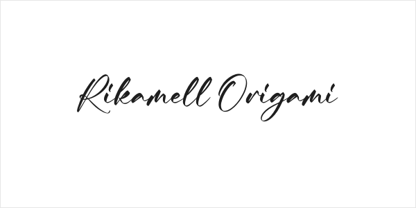 Rikamell Origami Logo