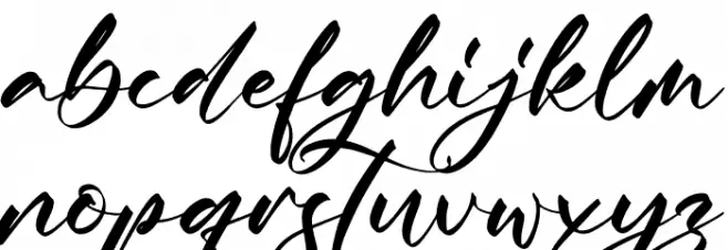 Rikamell Origami फ़ॉन्ट लोअरकेस