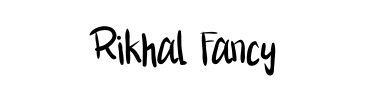 Rikhal Fancy  Frei Schriftart Herunterladen