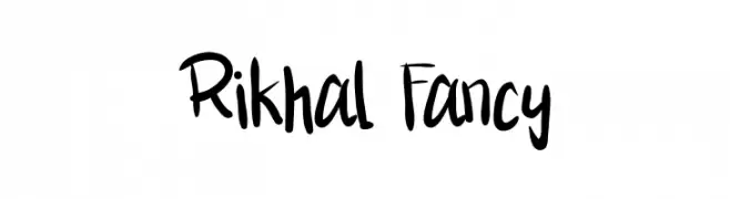 Rikhal Fancy Font