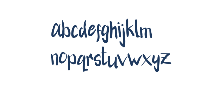 Rikhal Fancy Lowercase