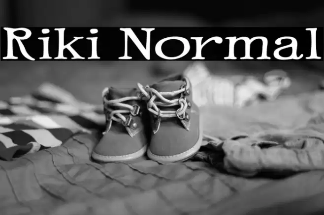 Riki Normal फ़ॉन्ट examples