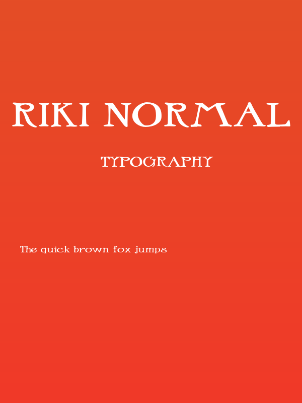 Riki Normal Poster