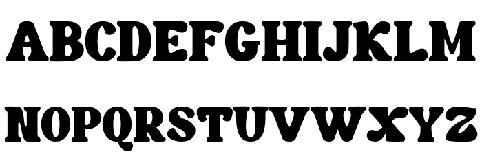 Rikoma Regular Font LOWERCASE