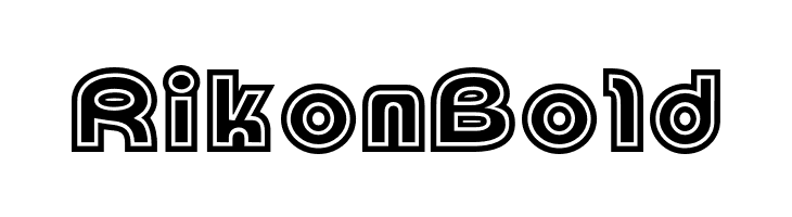 Rikon Bold  Скачать бесплатные шрифты