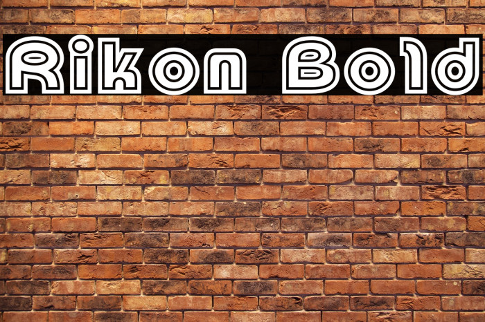 Rikon Bold Example 1