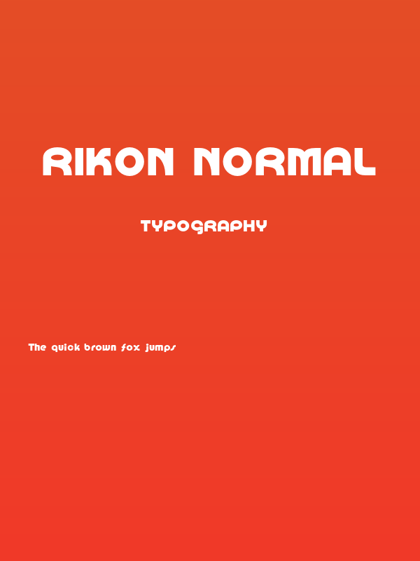 Rikon Normal Poster