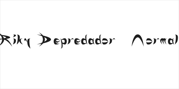 Riky Depredador  Normal Logo
