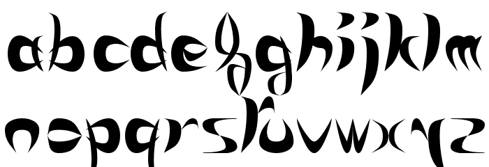Riky Depredador Normal Font LOWERCASE