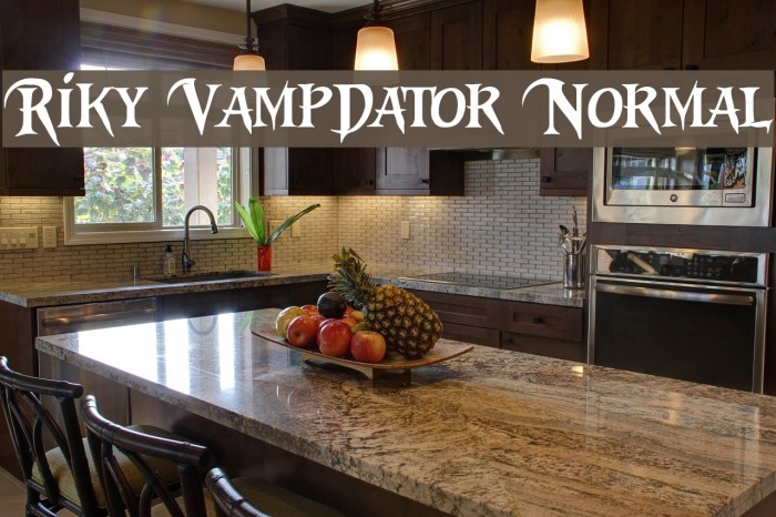 Riky Vampdator Normal Font examples