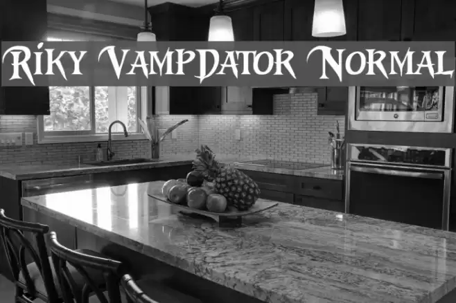 Riky Vampdator Normal フォント examples