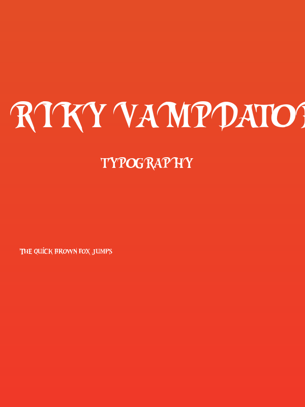Riky Vampdator Normal Poster