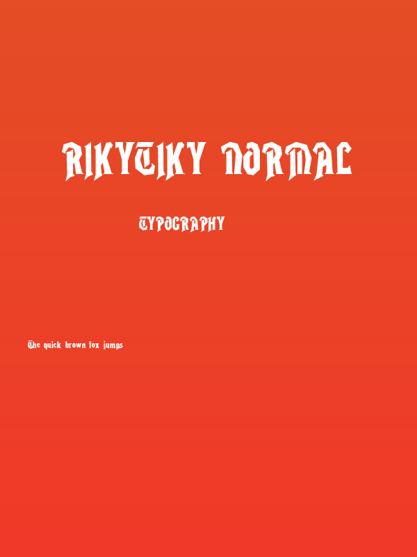 RikyTiky Normal Poster