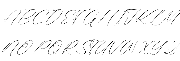 Rilenheart Scottibela 字体 大写