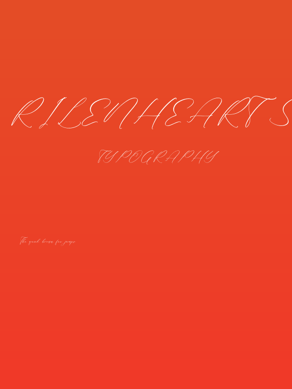 Rilenheart Scottibela Poster