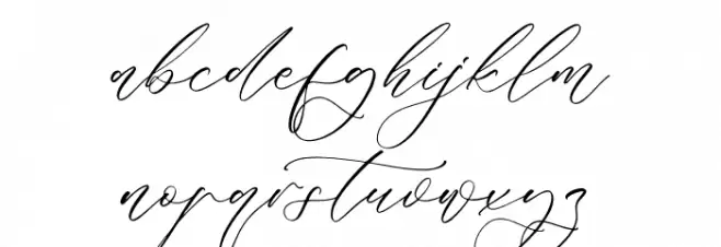 Rilenheart Scottibela फ़ॉन्ट लोअरकेस