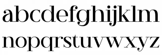 RileyFrost-Regular Font LOWERCASE