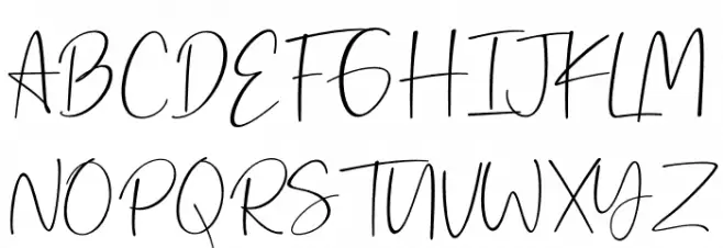 Rilistered Font Litere mari