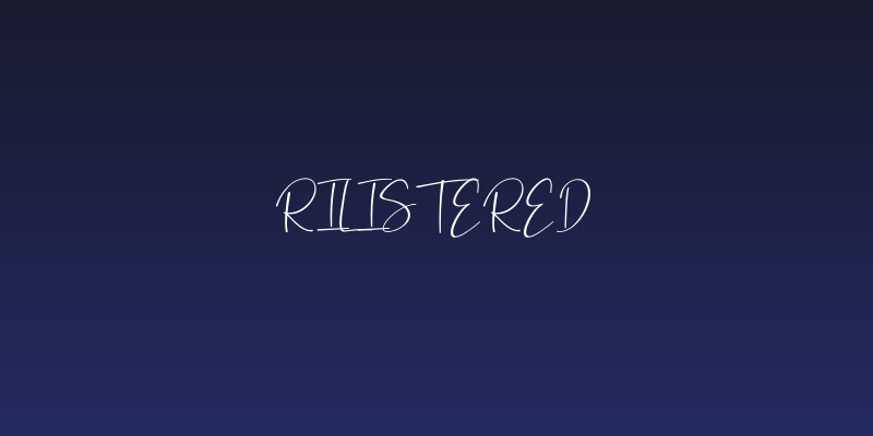 Rilistered Social Header