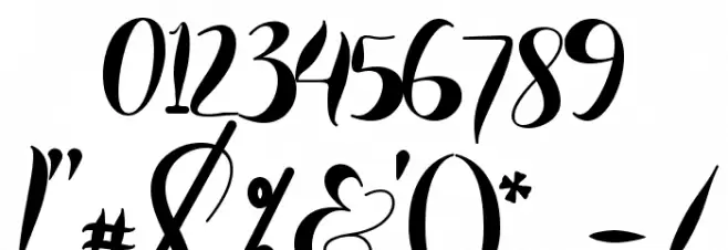 Rillilove Font OTHER CHARS