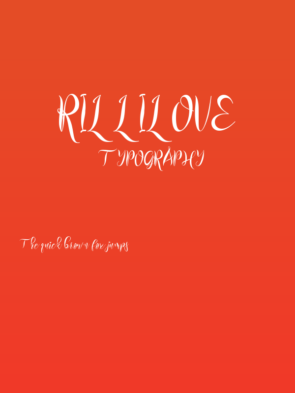Rillilove Poster