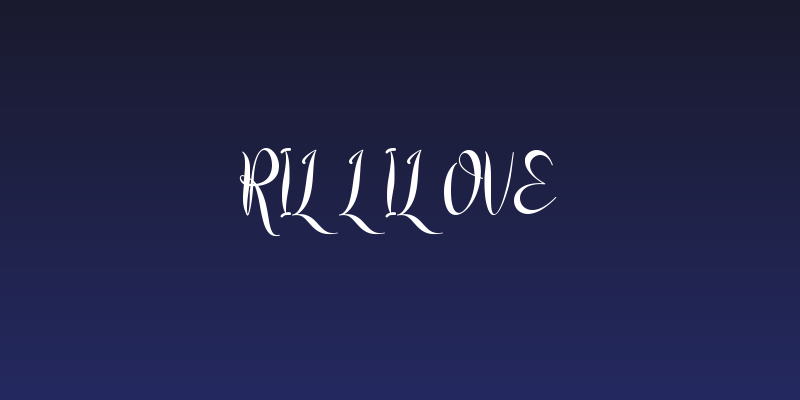 Rillilove Social Header