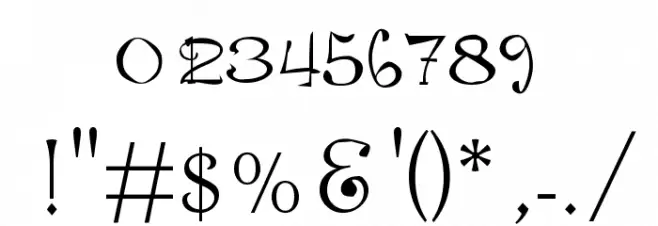 Rilo Font OTHER CHARS