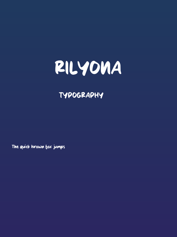 Rilyona Poster