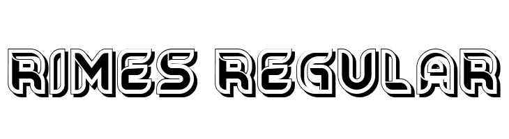 Rimes Regular  フリーフォントのダウンロード