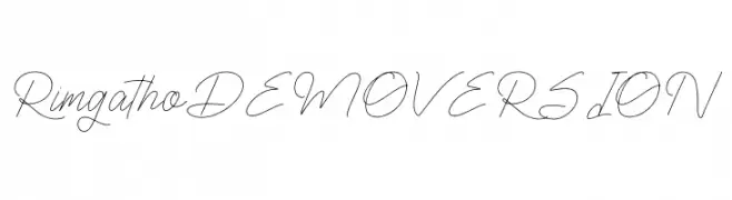 Rimgatho DEMO VERSION  Frei Schriftart Herunterladen