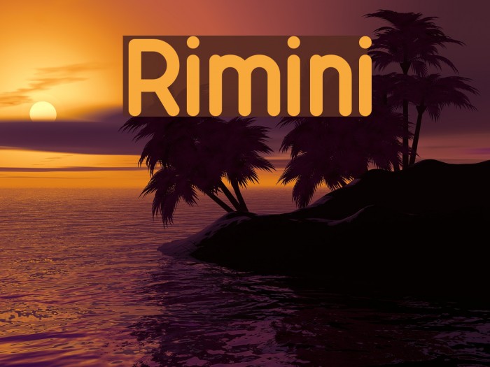 Rimini Font examples