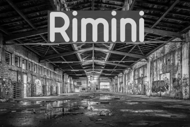 Rimini Font examples