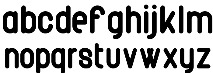Rimini Font LOWERCASE