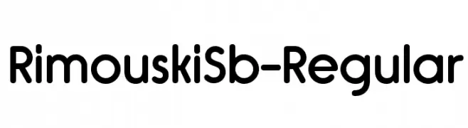 RimouskiSb-Regular  les polices de caractères gratuit tlcharger