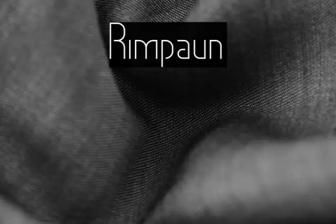 Rimpaun Font examples
