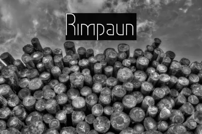 Rimpaun Font examples