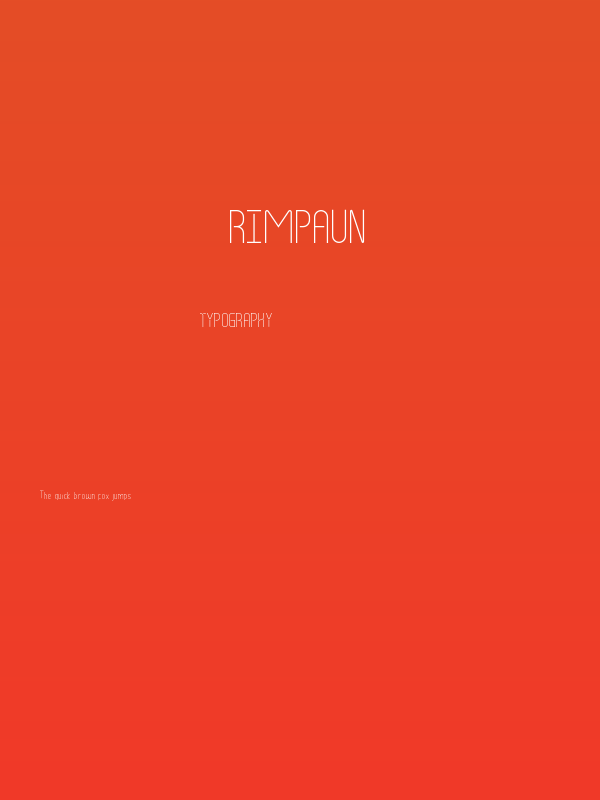 Rimpaun Poster