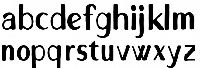 Rimsky Regular Caratteri MINUSCOLO