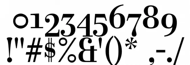 Rina-Regular Font OTHER CHARS