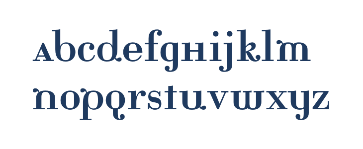 Rina-Regular Lowercase