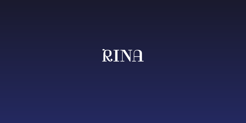 Rina Social Header