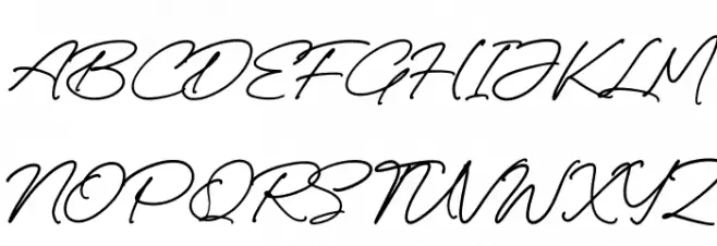 Rinatha Schriftart Groß
