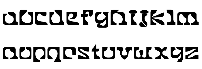 Rinchu Normal Font LOWERCASE
