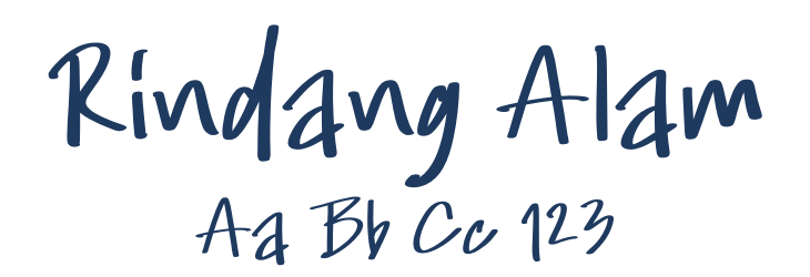 Rindang Alam Font Preview