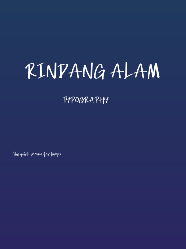 Rindang Alam Poster